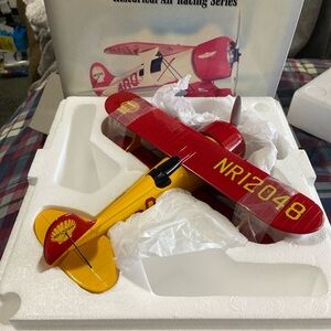 Red and Yellow shell diecast Airplane